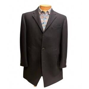 NEW TAILORED men's pea coat in black